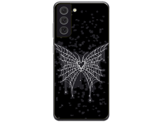 Husa Silicon HQCover compatibila cu Samsung Galaxy S21 FE 5G, model Butterfly, rezistenta la socuri si zgarieturi, SP1M00038