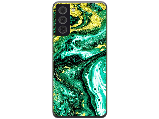 Husa Silicon HQCover compatibila cu Samsung Galaxy S21 FE 5G, model Explozie de culori v4, rezistenta la socuri si zgarieturi, SP1M00045