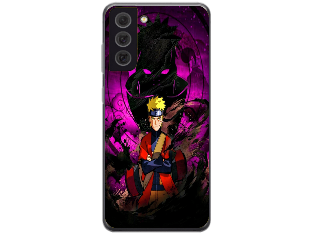 Husa Silicon HQCover compatibila cu Samsung Galaxy S21 5G, model Naruto v2, rezistenta la socuri si zgarieturi, SP1M00047