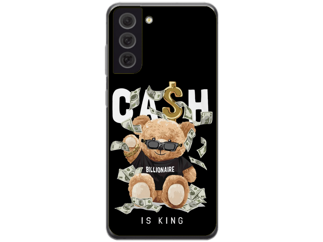 Husa Silicon HQCover compatibila cu Samsung Galaxy S22 Plus 5G, model Urs Cool V5, rezistenta la socuri si zgarieturi, SP1M00050