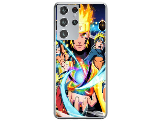 Husa Silicon HQCover compatibila cu Samsung Galaxy S23 Ultra, model Naruto v1, rezistenta la socuri si zgarieturi, SP1M00020