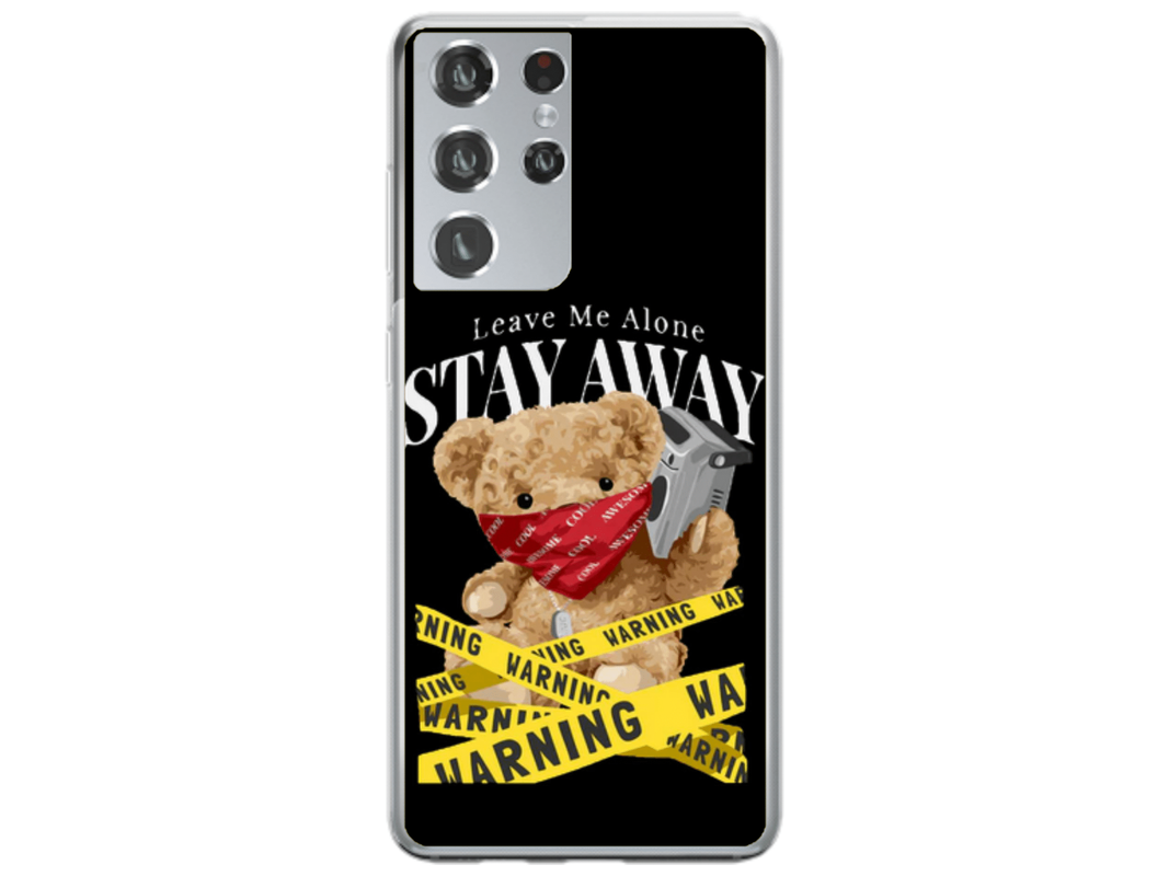 Husa Silicon HQCover compatibila cu Samsung Galaxy S24 Ultra, model Urs Cool v3, rezistenta la socuri si zgarieturi, SP1M00036