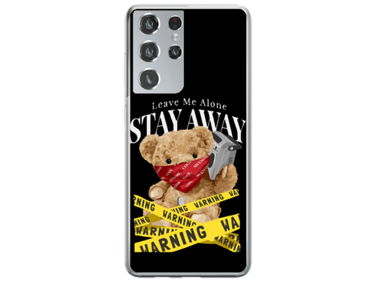 Husa Silicon HQCover compatibila cu Samsung Galaxy S22 Ultra 5G, model Urs Cool v3, rezistenta la socuri si zgarieturi, SP1M00036