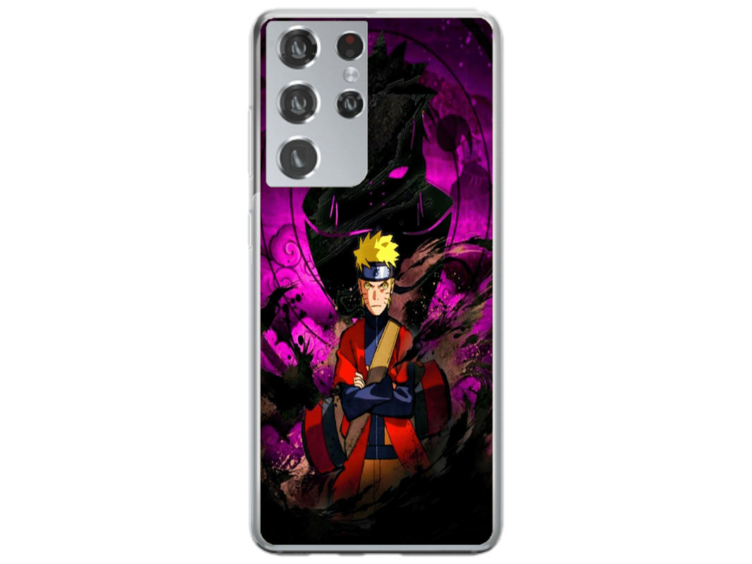 Husa Silicon HQCover compatibila cu Samsung Galaxy S23 Ultra, model Naruto v2, rezistenta la socuri si zgarieturi, SP1M00047