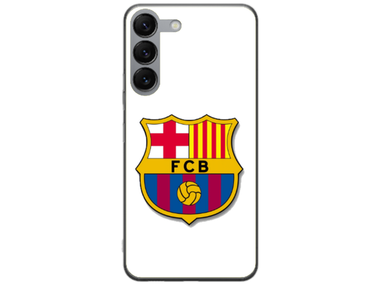 Husa Silicon HQCover compatibila cu Samsung Galaxy S24, model Fotbal FCB, rezistenta la socuri si zgarieturi, SP1M00001
