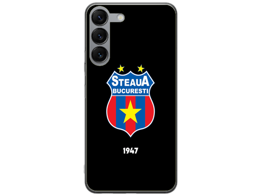 Husa Silicon HQCover compatibila cu Samsung Galaxy S23 Plus, model Steaua Bucuresti, rezistenta la socuri si zgarieturi, SP1M00004