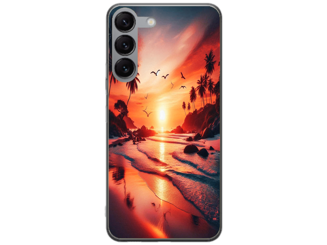 Husa Silicon HQCover compatibila cu Samsung Galaxy S23 FE, model Apus, rezistenta la socuri si zgarieturi, SP1M00008