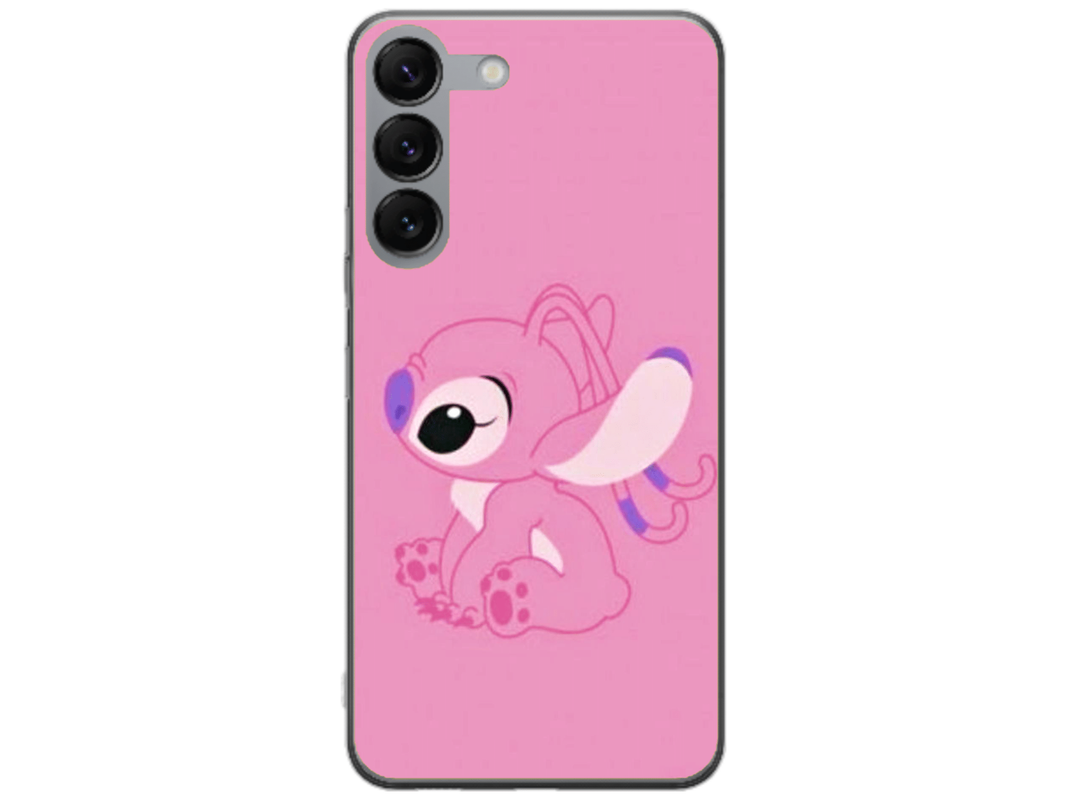 Husa Silicon HQCover compatibila cu Samsung Galaxy S23, model Stich v1, rezistenta la socuri si zgarieturi, SP1M00010