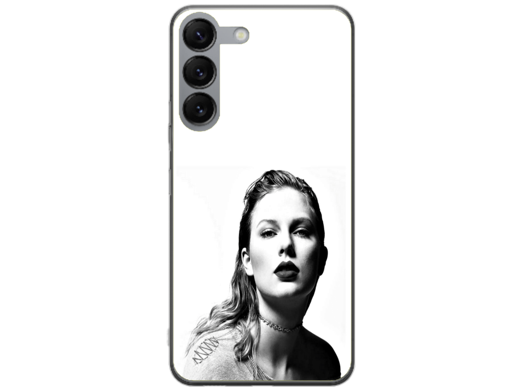 Husa Silicon HQCover compatibila cu Samsung Galaxy S24, model Taylor Swift v1, rezistenta la socuri si zgarieturi, SP1M00016