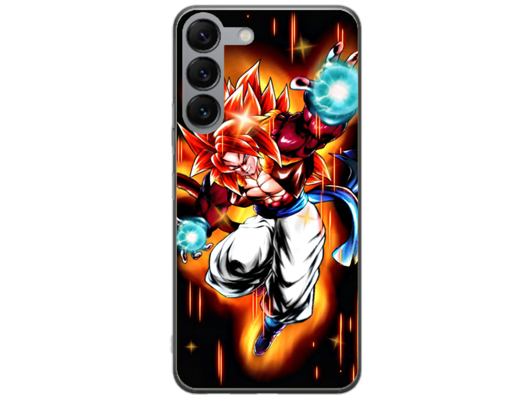 Husa Silicon HQCover compatibila cu Samsung Galaxy S24 Plus, model Dragon Ball Z v1, rezistenta la socuri si zgarieturi, SP1M00017