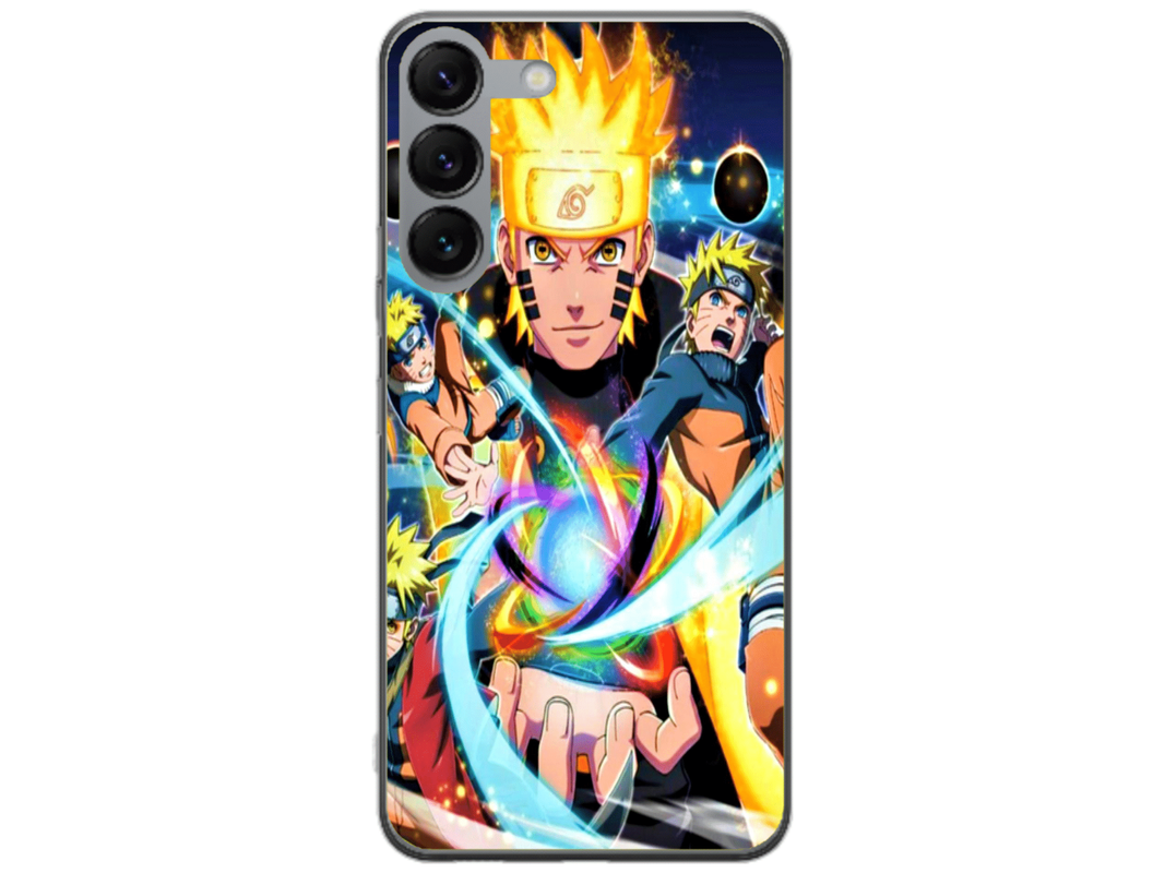 Husa Silicon HQCover compatibila cu Samsung Galaxy S25 Plus, model Naruto v1, rezistenta la socuri si zgarieturi, SP1M00020