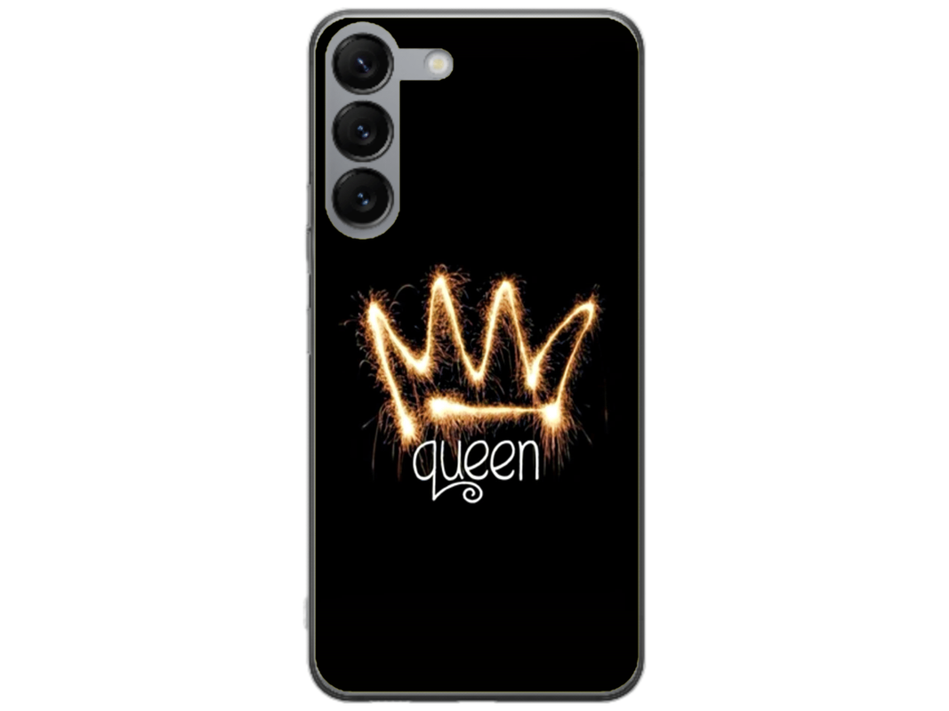 Husa Silicon HQCover compatibila cu Samsung Galaxy S23 FE, model Queen, rezistenta la socuri si zgarieturi, SP1M00025