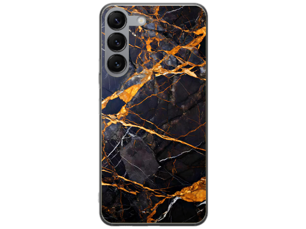 Husa Silicon HQCover compatibila cu Samsung Galaxy S23 Plus, model Marble v1, rezistenta la socuri si zgarieturi, SP1M00035