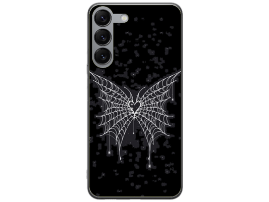 Husa Silicon HQCover compatibila cu Samsung Galaxy S25 Plus, model Butterfly, rezistenta la socuri si zgarieturi, SP1M00038