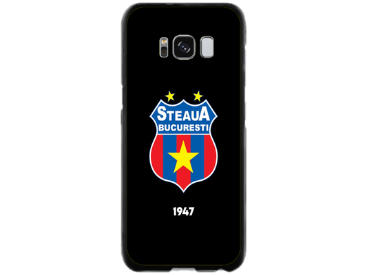 Husa Silicon HQCover compatibila cu Samsung Galaxy S8, model Steaua Bucuresti, rezistenta la socuri si zgarieturi, SP1M00004