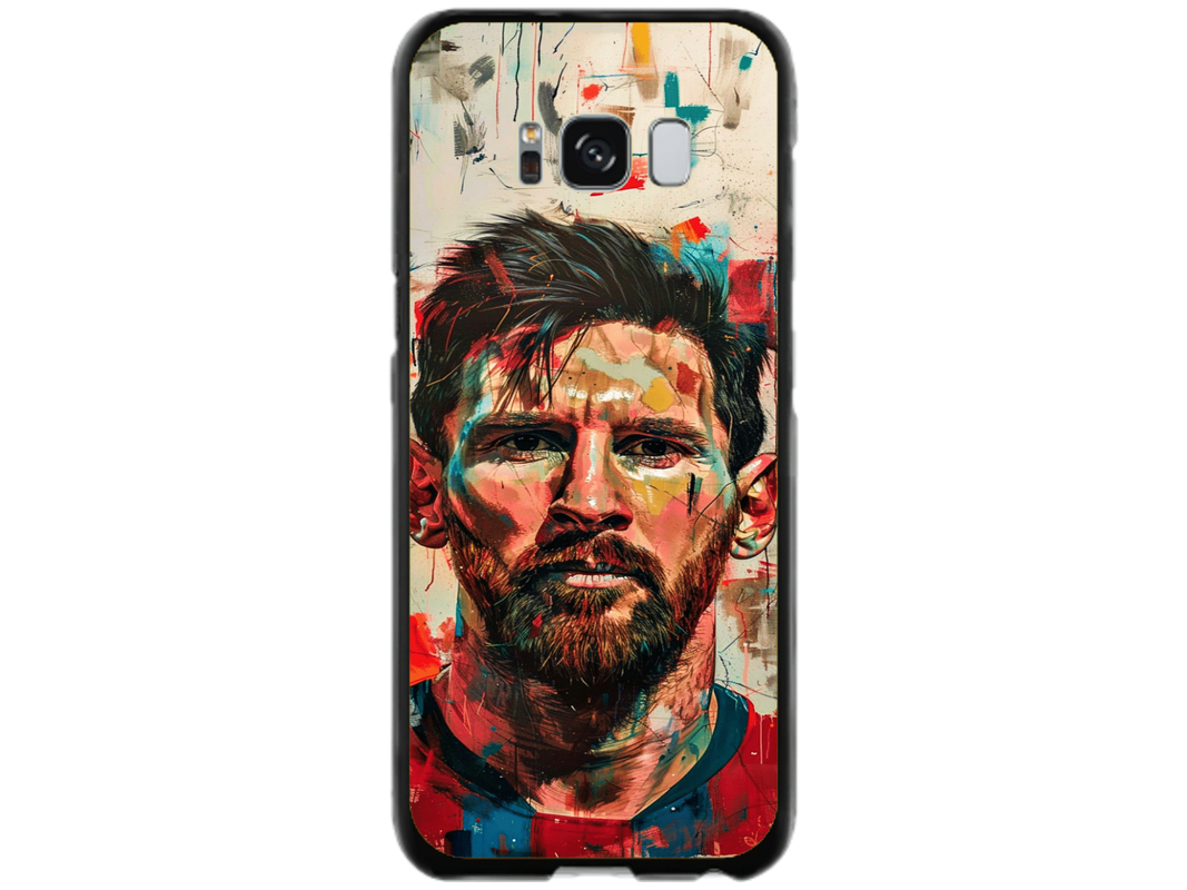 Husa Silicon HQCover compatibila cu Samsung Galaxy S8, model Messi v2, rezistenta la socuri si zgarieturi, SP1M00007