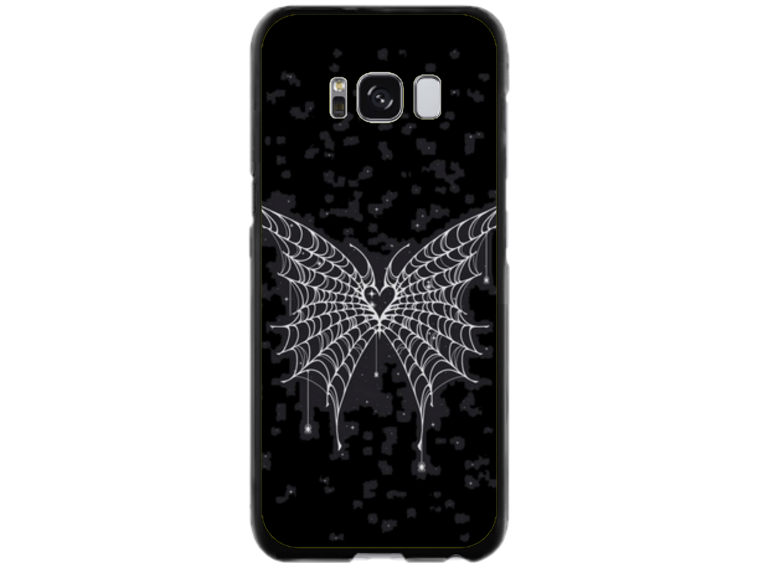 Husa Silicon HQCover compatibila cu Samsung Galaxy S8, model Butterfly, rezistenta la socuri si zgarieturi, SP1M00038