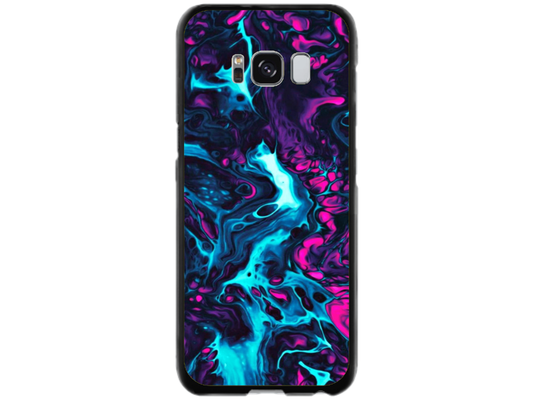 Husa Silicon HQCover compatibila cu Samsung Galaxy S8, model Explozie de culori v3, rezistenta la socuri si zgarieturi, SP1M00044