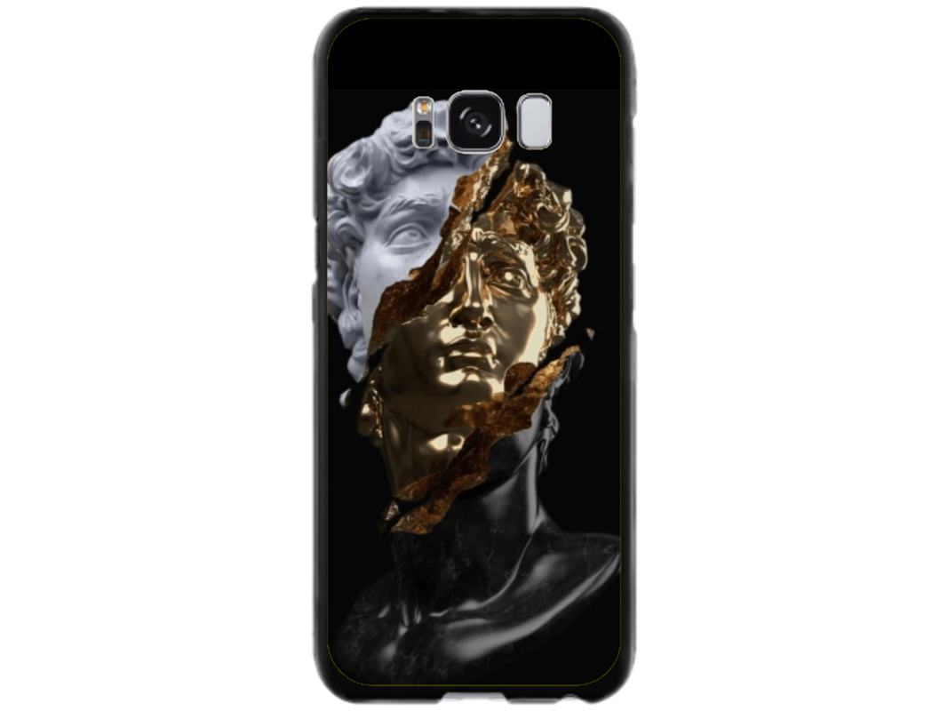 Husa Silicon HQCover compatibila cu Samsung Galaxy S8, model Statuie, rezistenta la socuri si zgarieturi, SP1M00046