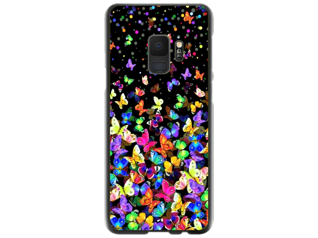 Husa Silicon HQCover compatibila cu Samsung Galaxy S9, model Fluturi, rezistenta la socuri si zgarieturi, SP1M00023