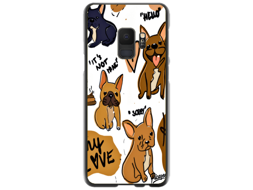 Husa Silicon HQCover compatibila cu Samsung Galaxy S9, model Dogs, rezistenta la socuri si zgarieturi, SP1M00042