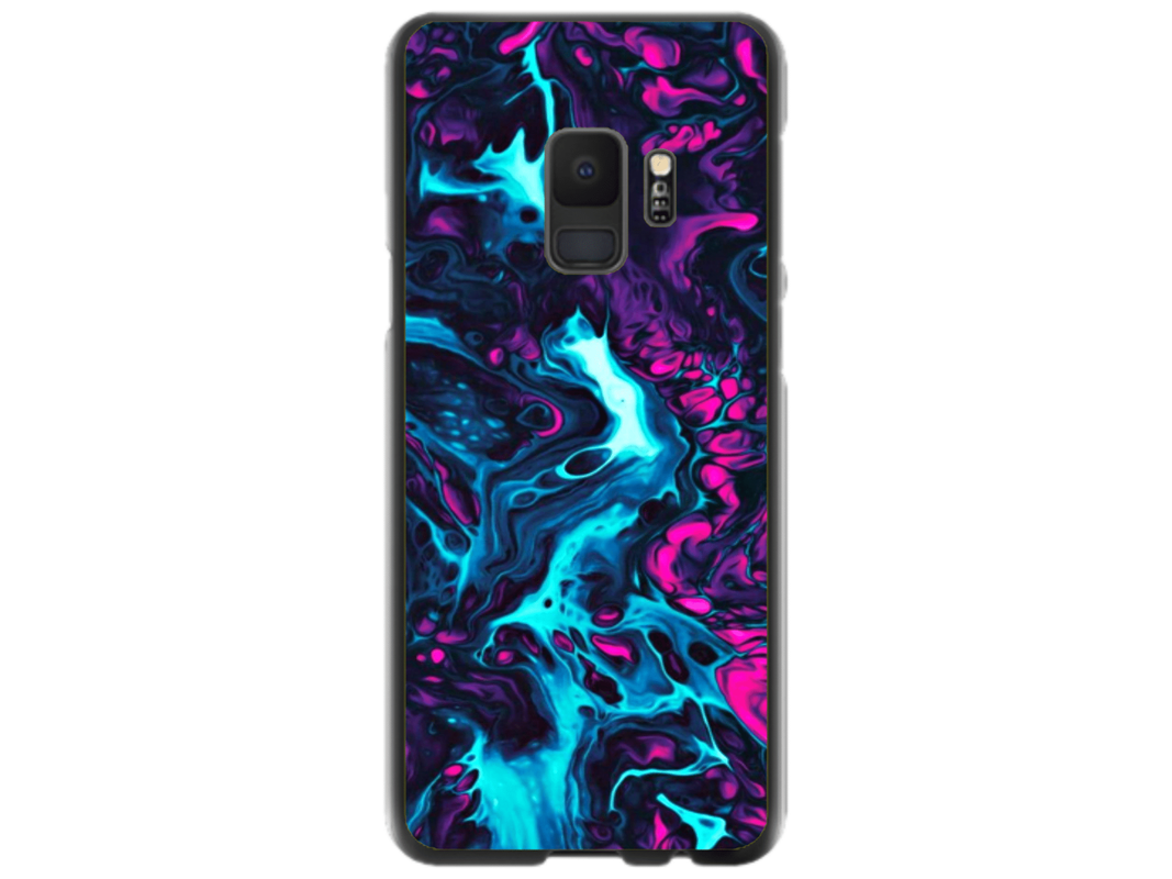 Husa Silicon HQCover compatibila cu Samsung Galaxy S9, model Explozie de culori v3, rezistenta la socuri si zgarieturi, SP1M00044
