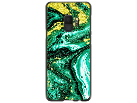 Husa Silicon HQCover compatibila cu Samsung Galaxy S9, model Explozie de culori v4, rezistenta la socuri si zgarieturi, SP1M00045