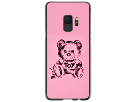 Husa Silicon HQCover compatibila cu Samsung Galaxy S9, model Urs Roz, rezistenta la socuri si zgarieturi, SP1M00049