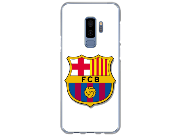 Husa Silicon HQCover compatibila cu Samsung Galaxy S9 Plus, model Fotbal FCB, rezistenta la socuri si zgarieturi, SP1M00001