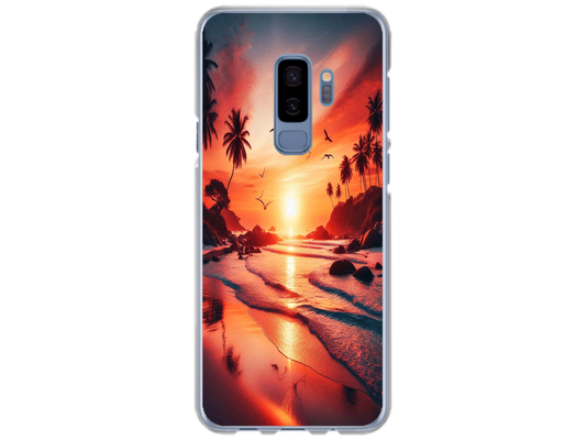 Husa Silicon HQCover compatibila cu Samsung Galaxy S9 Plus, model Apus, rezistenta la socuri si zgarieturi, SP1M00008