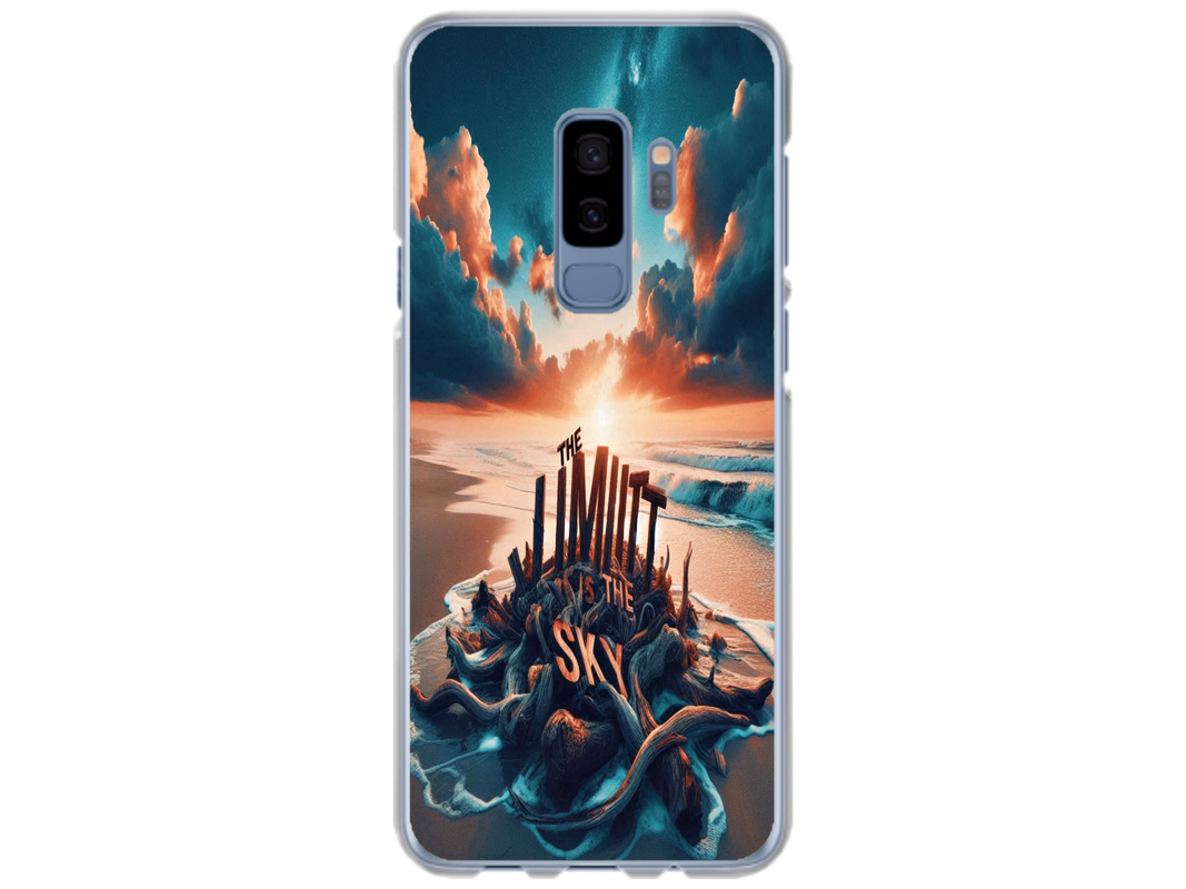 Husa Silicon HQCover compatibila cu Samsung Galaxy S9 Plus, model Plaja, rezistenta la socuri si zgarieturi, SP1M00009
