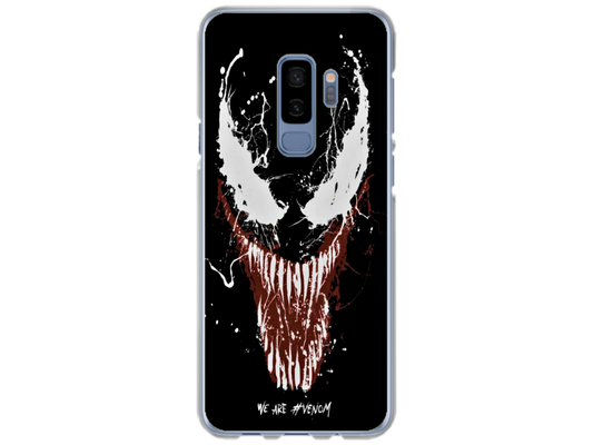 Husa Silicon HQCover compatibila cu Samsung Galaxy S9 Plus, model Venom v1, rezistenta la socuri si zgarieturi, SP1M00024