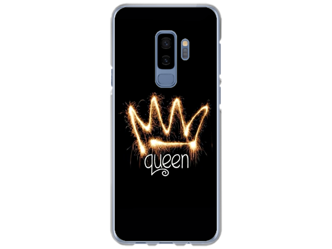 Husa Silicon HQCover compatibila cu Samsung Galaxy S9 Plus, model Queen, rezistenta la socuri si zgarieturi, SP1M00025