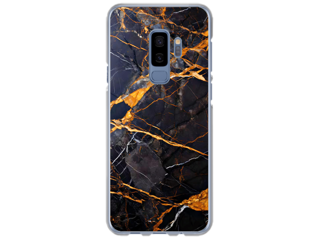 Husa Silicon HQCover compatibila cu Samsung Galaxy S9 Plus, model Marble v1, rezistenta la socuri si zgarieturi, SP1M00035