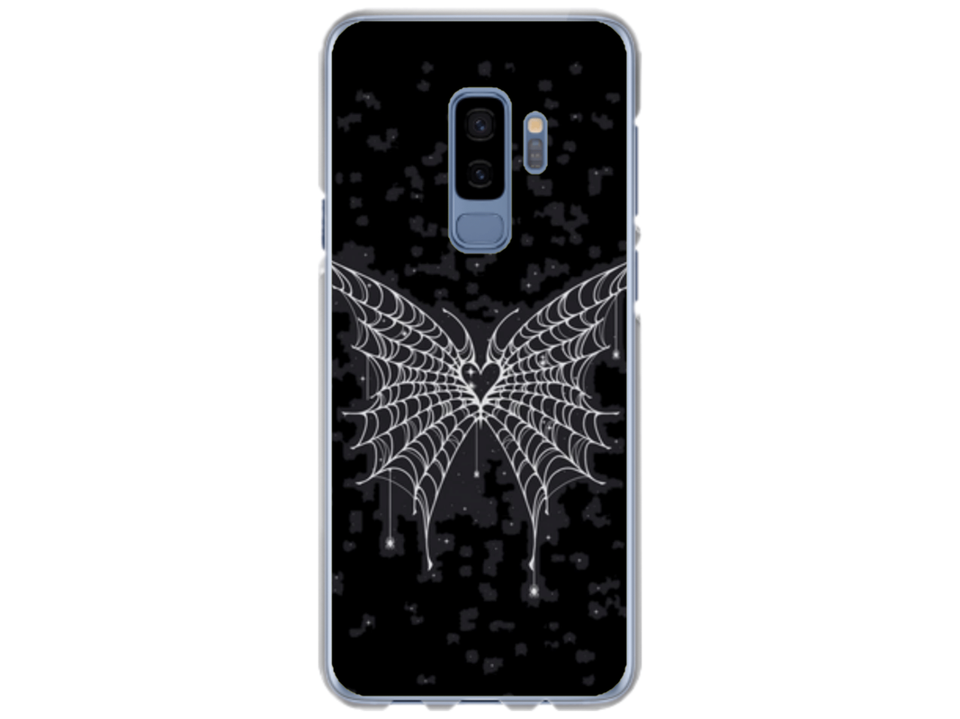Husa Silicon HQCover compatibila cu Samsung Galaxy S9 Plus, model Butterfly, rezistenta la socuri si zgarieturi, SP1M00038