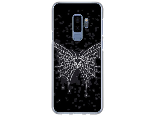 Husa Silicon HQCover compatibila cu Samsung Galaxy S9 Plus, model Butterfly, rezistenta la socuri si zgarieturi, SP1M00038