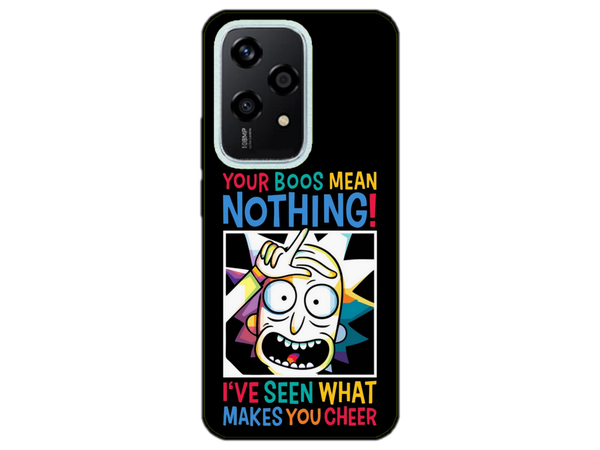 Husa Silicon HQCover compatibila cu Honor 200 Lite, model Rick and Morty, rezistenta la socuri si zgarieturi, SP1M00048