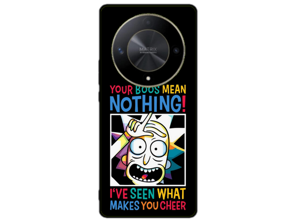 Husa Silicon HQCover compatibila cu Honor Magic6 Lite, model Rick and Morty, rezistenta la socuri si zgarieturi, SP1M00048