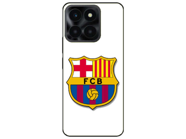 Husa Silicon HQCover compatibila cu Honor x6a, model Fotbal FCB, rezistenta la socuri si zgarieturi, SP1M00001