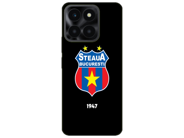 Husa Silicon HQCover compatibila cu Honor x6a, model Steaua Bucuresti, rezistenta la socuri si zgarieturi, SP1M00004