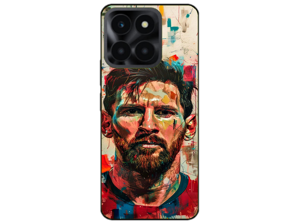 Husa Silicon HQCover compatibila cu Honor x6a, model Messi v2, rezistenta la socuri si zgarieturi, SP1M00007