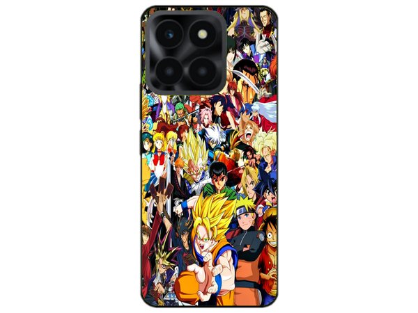 Husa Silicon HQCover compatibila cu Honor x6a, model Anime v1, rezistenta la socuri si zgarieturi, SP1M00013