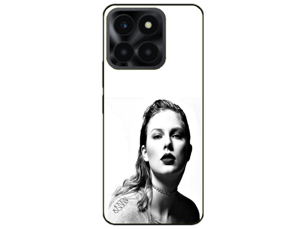 Husa Silicon HQCover compatibila cu Honor x6a, model Taylor Swift v1, rezistenta la socuri si zgarieturi, SP1M00016