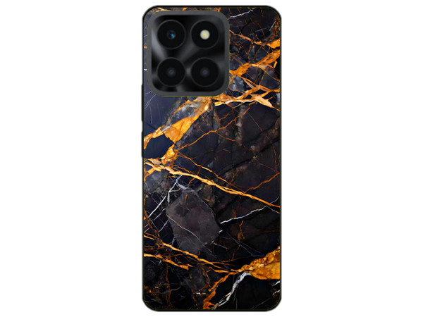 Husa Silicon HQCover compatibila cu Honor x6a, model Marble v1, rezistenta la socuri si zgarieturi, SP1M00035