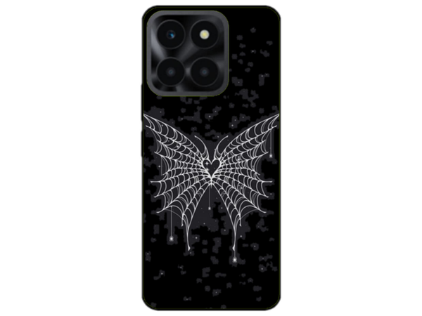 Husa Silicon HQCover compatibila cu Honor x6a, model Butterfly, rezistenta la socuri si zgarieturi, SP1M00038