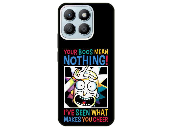 Husa Silicon HQCover compatibila cu Honor x8b, model Rick and Morty, rezistenta la socuri si zgarieturi, SP1M00048