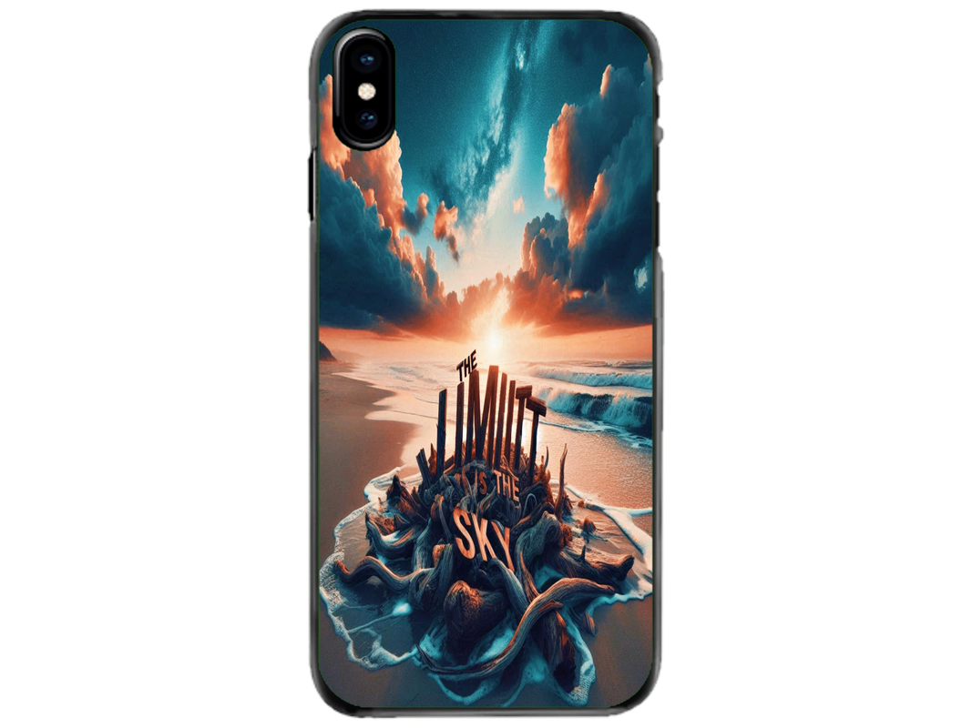 Husa Silicon HQCover compatibila cu Apple iPhone XS, model Plaja, rezistenta la socuri si zgarieturi, SP1M00009