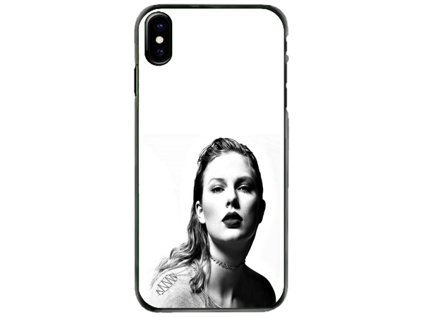 Husa Silicon HQCover compatibila cu Apple iPhone X, model Taylor Swift v1, rezistenta la socuri si zgarieturi, SP1M00016