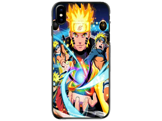 Husa Silicon HQCover compatibila cu Apple iPhone XS, model Naruto v1, rezistenta la socuri si zgarieturi, SP1M00020