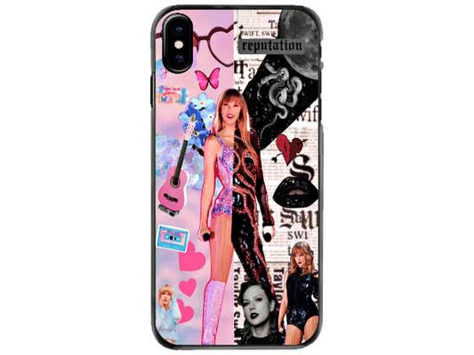 Husa Silicon HQCover compatibila cu Apple iPhone XS, model Taylor Swift v2, rezistenta la socuri si zgarieturi, SP1M00026